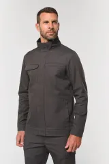 Chaqueta de trabajo sin metal unisex