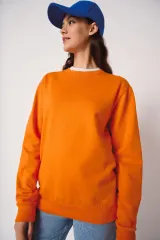 Sudadera cuello redondo unisex