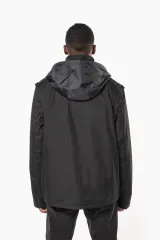 Chaqueta con mangas amovibles hombre