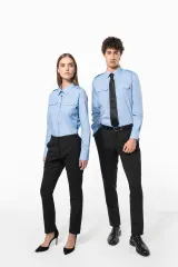 Camisa piloto manga larga hombre