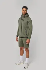 Chaqueta de chándal performance con capucha hombre
