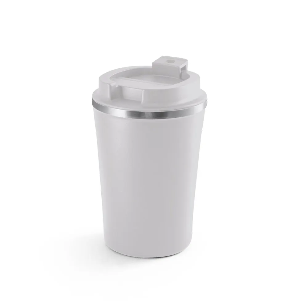 PHELPS CERAMIC. Taza de viaje de acero inoxidable con acabado interior de cerámica de 470 ml