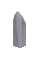 Camiseta manga larga y cuello de pico hombre