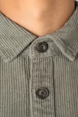 Sobrecamisa ecorresponsable efecto lavado de pana hombre
