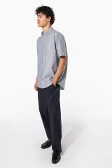 Camisa oxford manga corta hombre