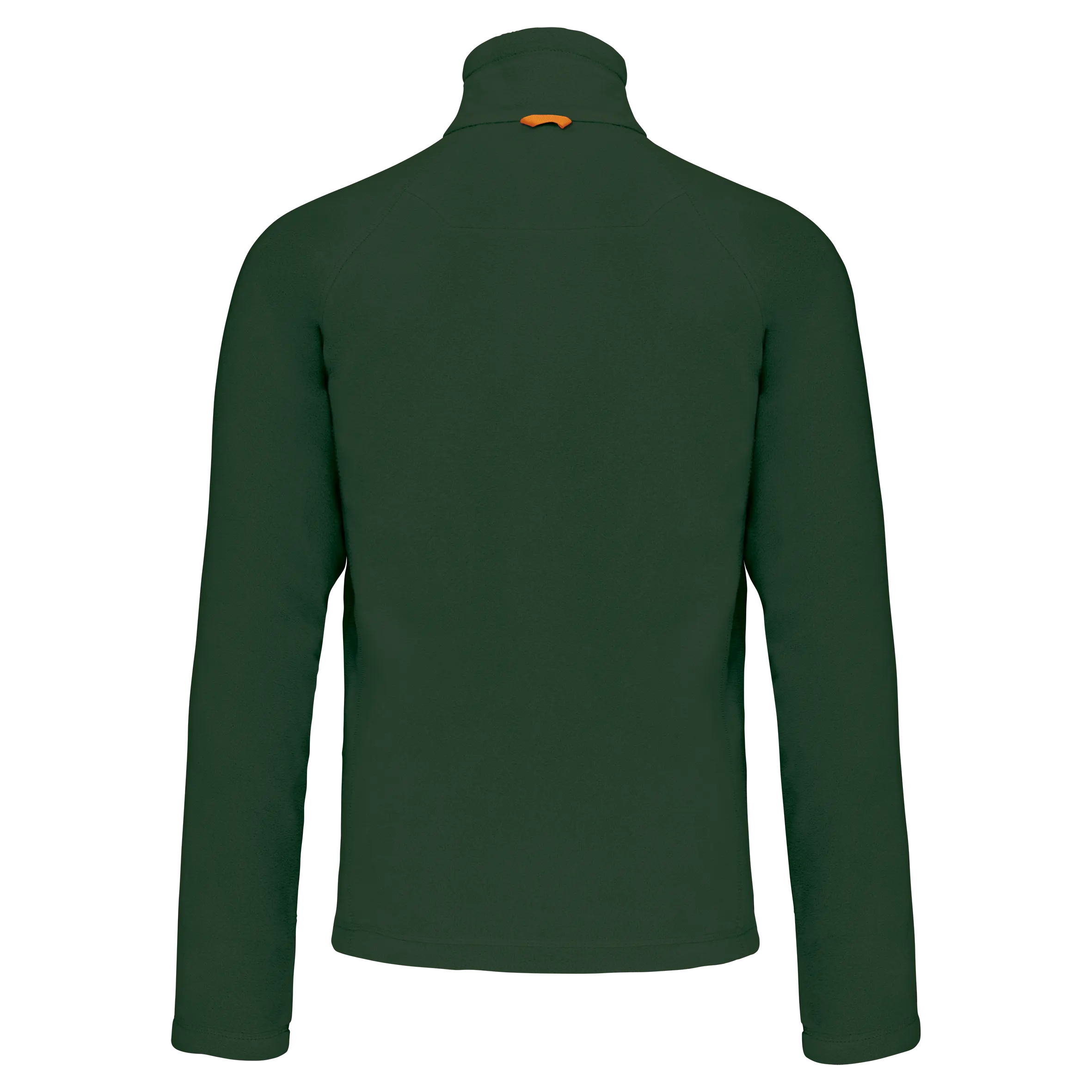Chaqueta micropolar con cremallera y mangas raglán hombre
