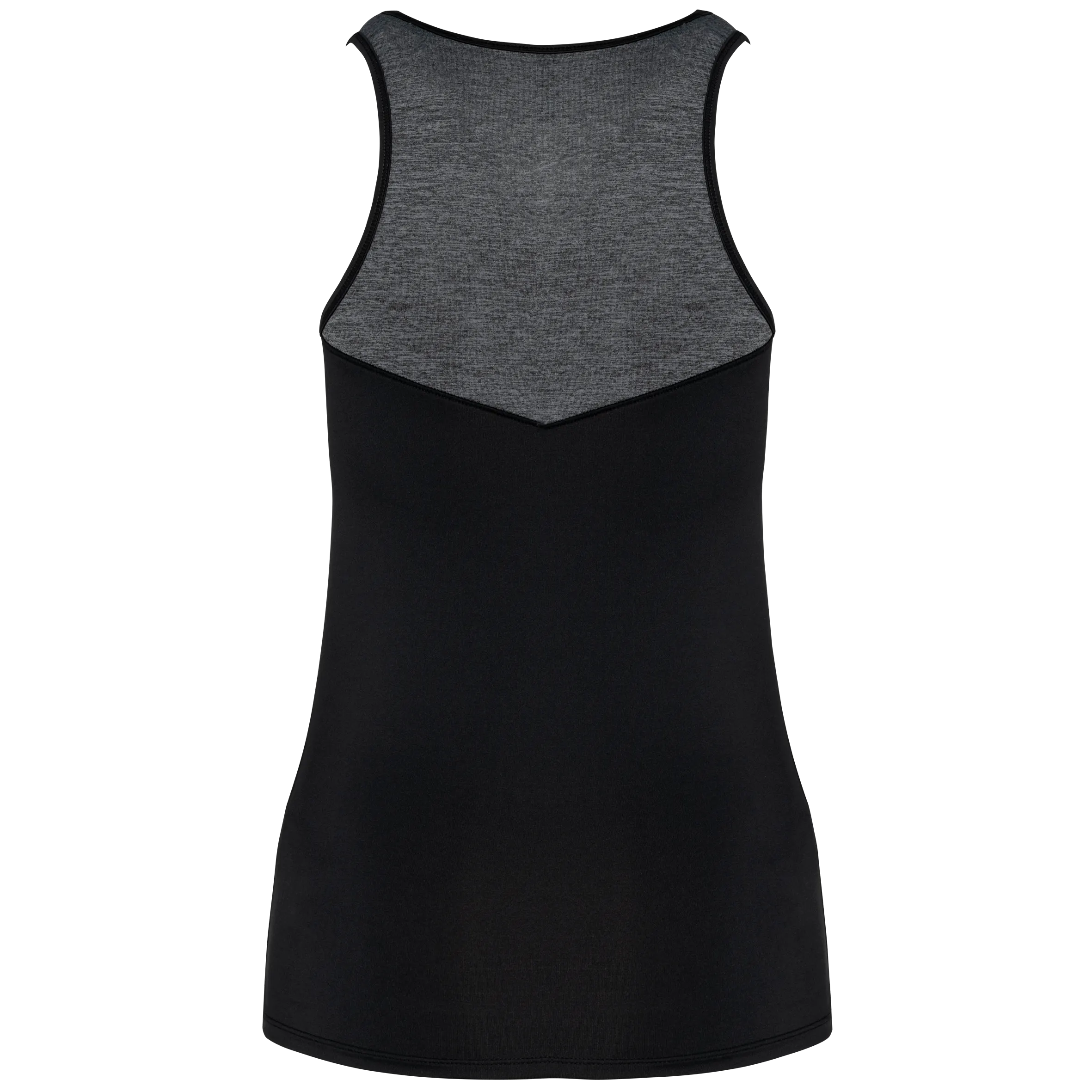 Camiseta pádel sin mangas bicolor mujer