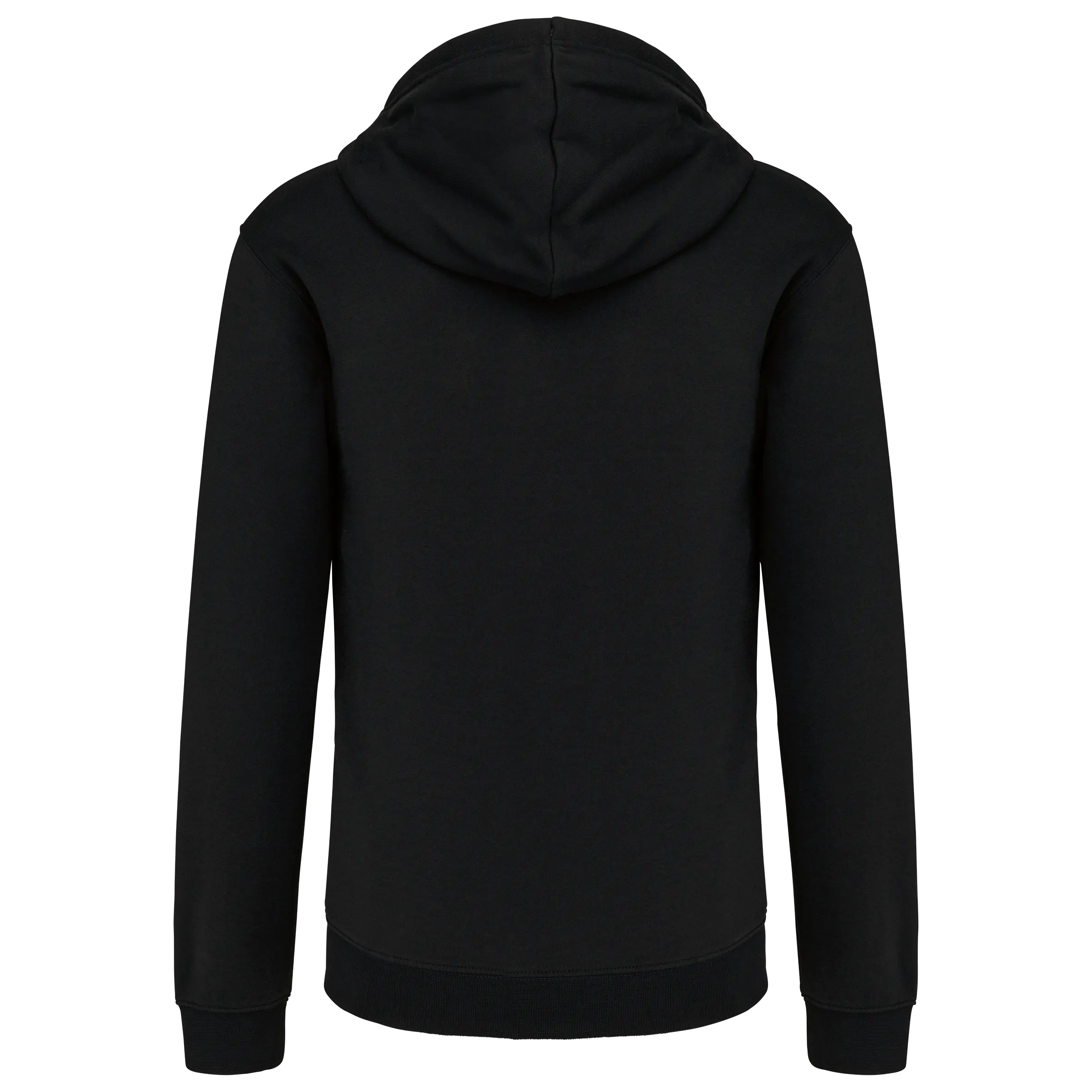 Sudadera capucha y cremallera contrastada
