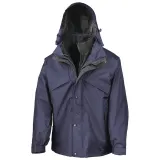 Chaqueta 3 en 1 con cremallera & clip