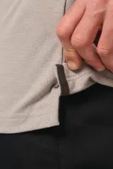 Polo Antibacteriano manga larga hombre