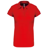 Polo deportivo manga corta mujer