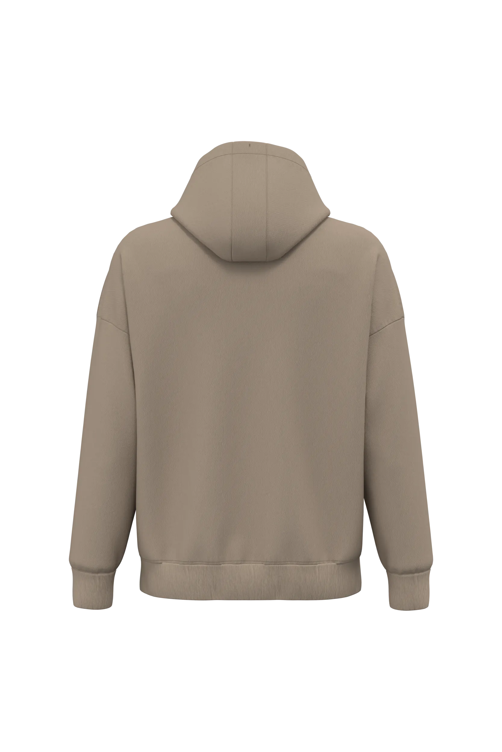 Sudadera sostenible con cremallera y capucha oversize unisex