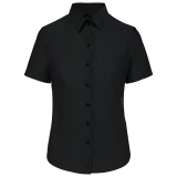 Camisa oxford manga corta mujer