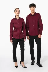 Camisa strech manga larga hombre