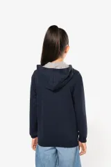 Sudadera capucha y cremallera niños