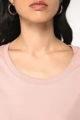 Camiseta ecorresponsable mangas vueltas mujer