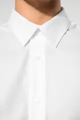 Camisa sin planchado de manga larga hombre