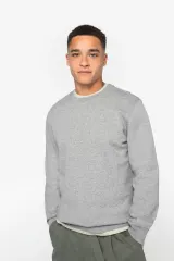 Sudadera ecorresponsable de cuello redondo unisex