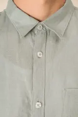 Camisa de lino hombre