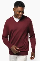 Jersey cuello de pico hombre