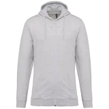 Sudadera capucha y cremallera unisex