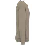 Sudadera ecorresponsable cuello redondo y hombros caídos felpa perchada unisex