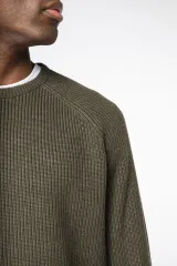 Jersey ecorresponsable de punto grueso hombre
