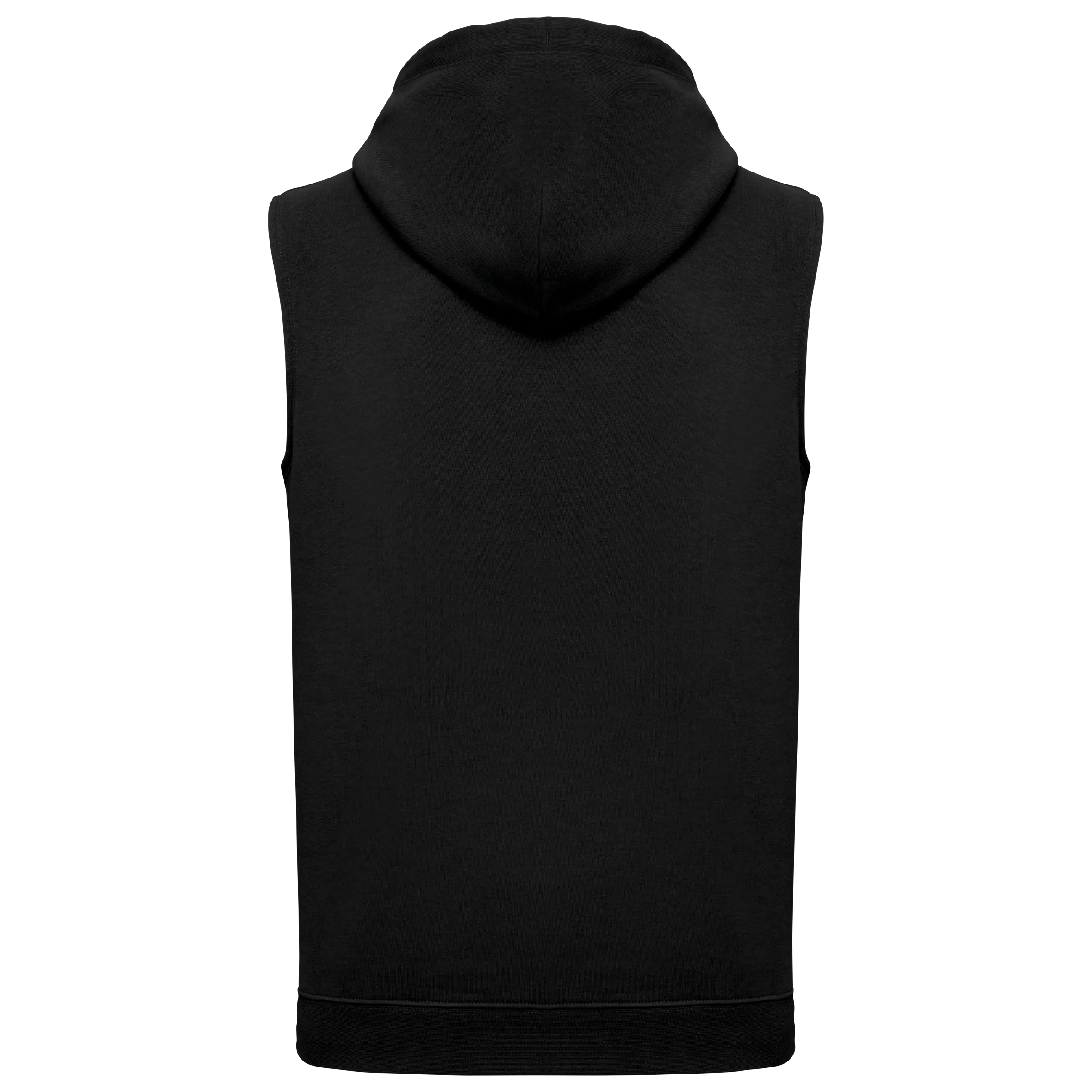 Sudadera con capucha sin mangas unisex