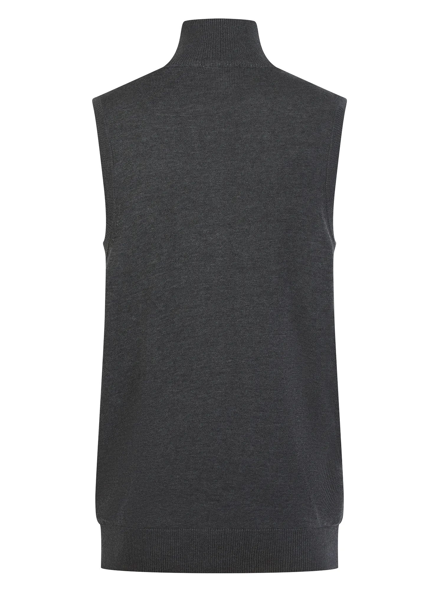 Jersey con cremallera sin mangas hombre
