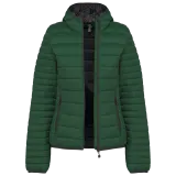 Chaqueta acolchada y ligera con capucha mujer