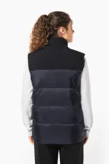 Chaleco acolchado bicolor unisex