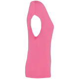 Camiseta ecorresponsable holgada con cuello de pico mujer
