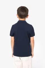Polo ecorresponsable de punto piqué infantil