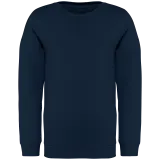 Sudadera ecorresponsable cuello redondo infantil