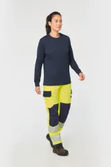Pantalón de seguridad reciclado multibolsillos unisex