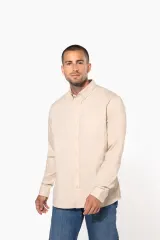 Camisa de algodón Nevada de manga larga para hombre