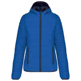 Chaqueta acolchada y ligera con capucha mujer
