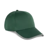 Gorra de 5 paneles de poliéster