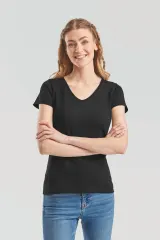 Camiseta Valueweight cuello de pico mujer (61-398-0)