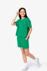 Camiseta ecorresponsable de rizo mujer
