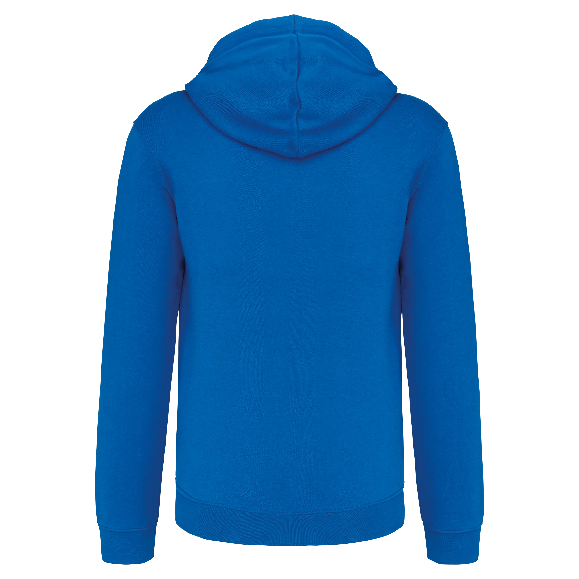 Sudadera capucha y cremallera contrastada