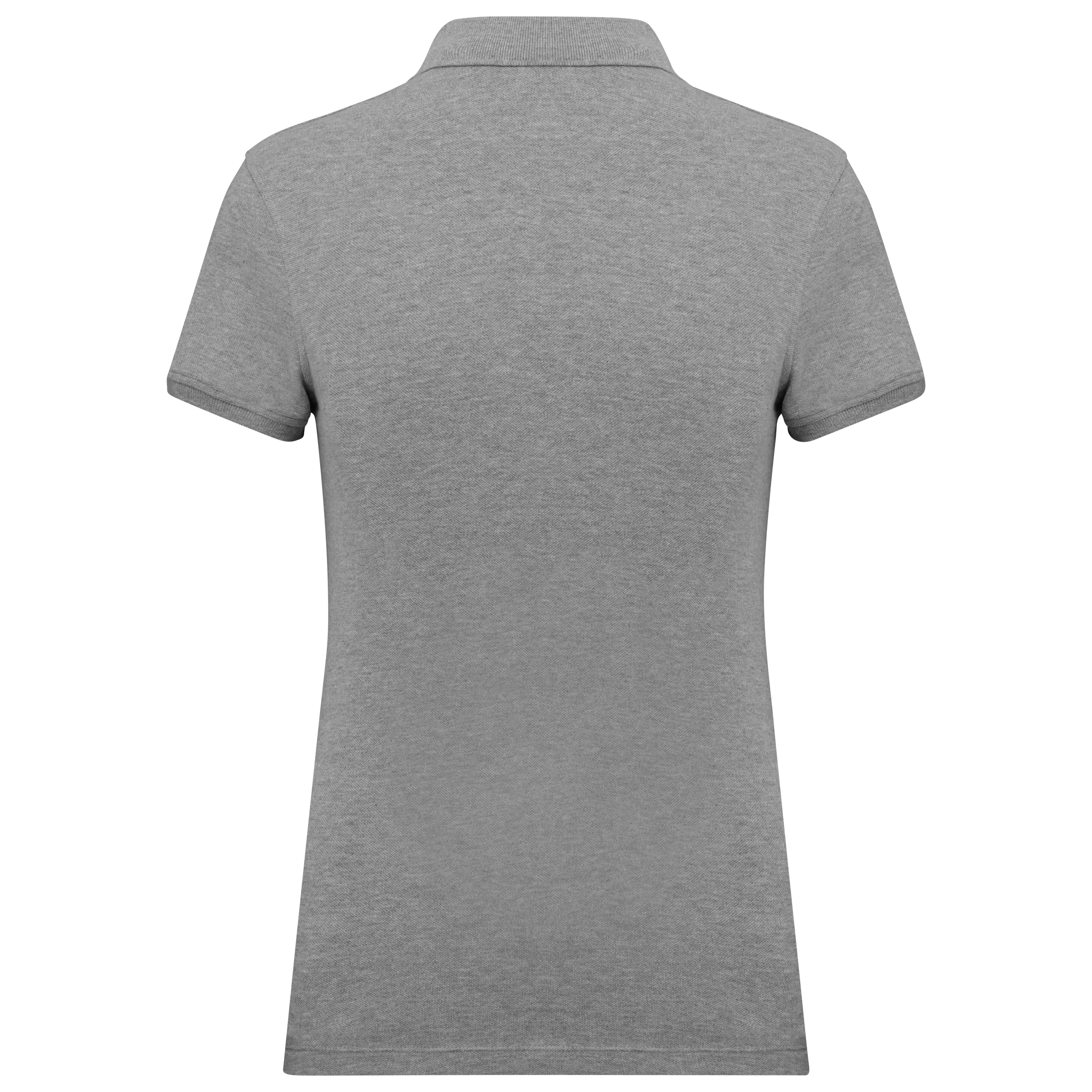 Polo de punto piqué manga corta mujer