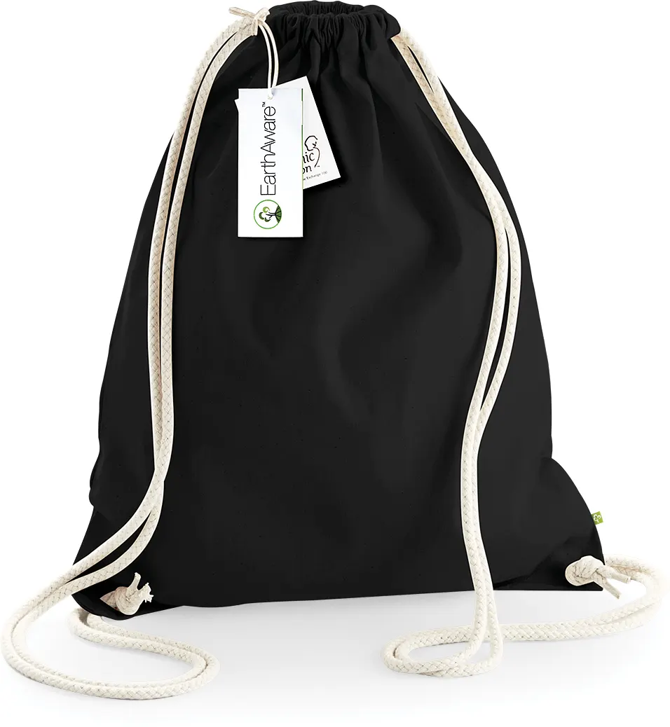 Bolsa de gimnasio EARTHAWARE® - algodón orgánico