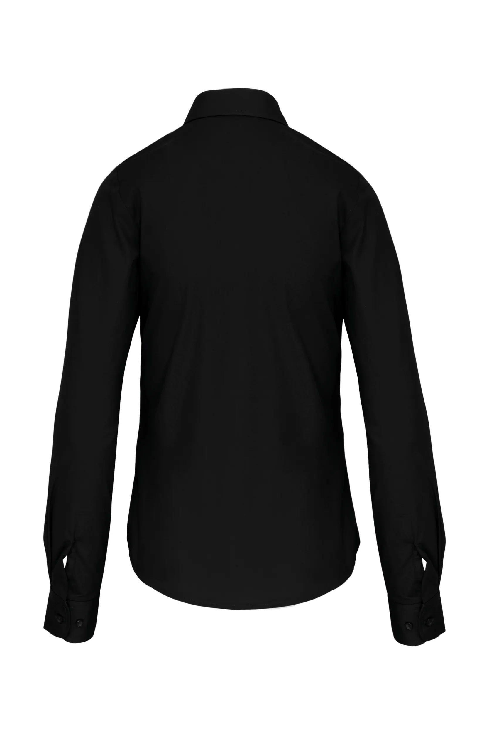 Camisa popelina manga larga mujer