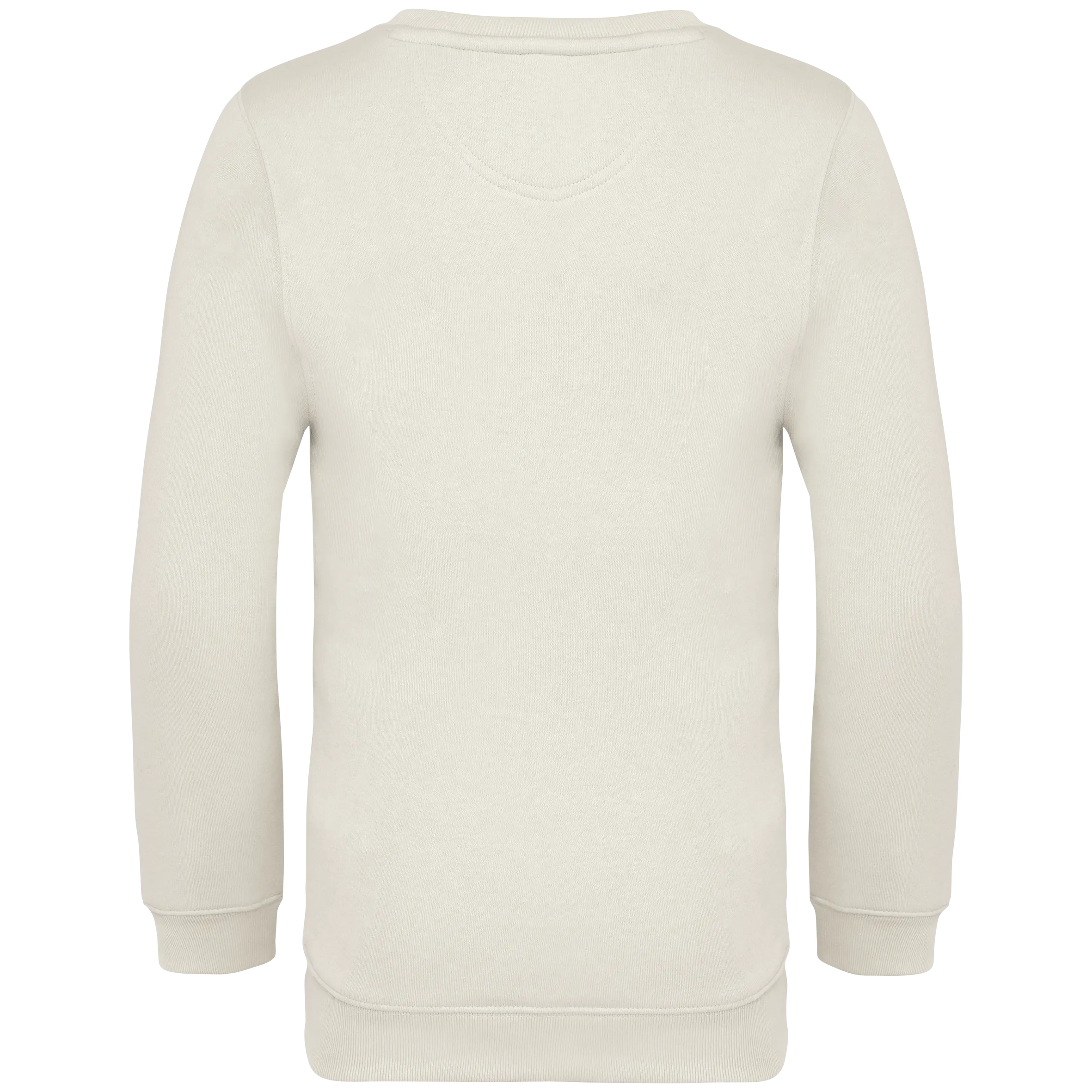 Sudadera ecorresponsable cuello redondo infantil