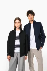 Chaqueta de felpa con cremallera mujer