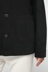Chaqueta tipo worker ecorresponsable de efecto lavado unisex
