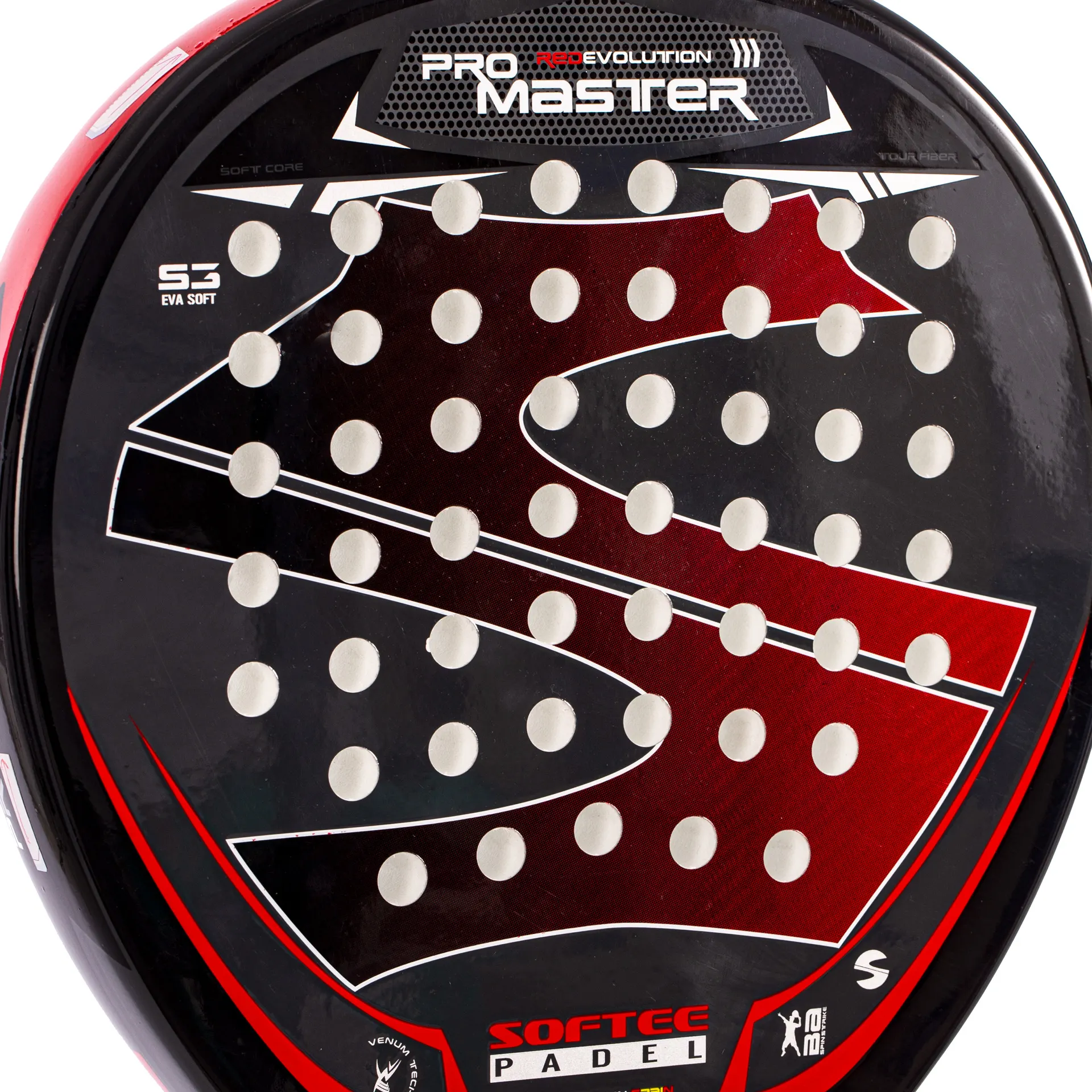 PALA DE PÁDEL SOFTEE PRO MASTER EVOLUTION RED