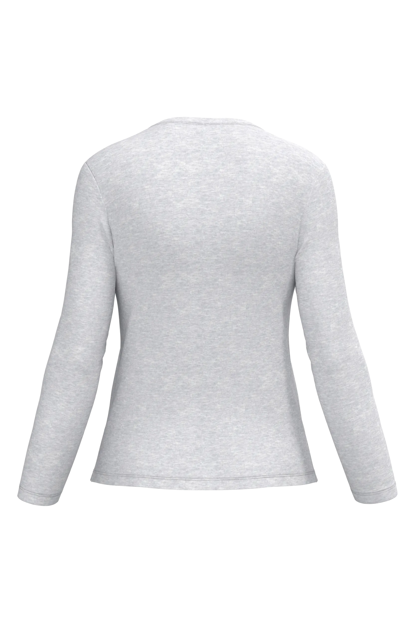 Camiseta manga larga y cuello redondo mujer