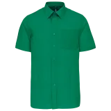 Camisa popelina de polialgodón manga corta de fácil cuidado hombre